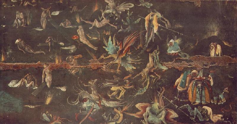 BOSCH, Hieronymus Last Judgement (fragment) inp oil painting picture
